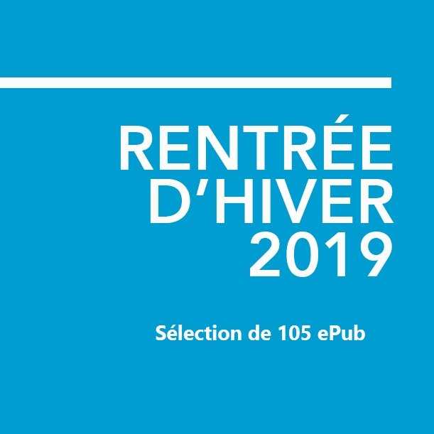 105 ePub de la Rentrée Littéraire - Hiver 2019 - epub