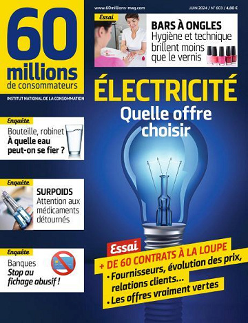 60 Millions de Consommateurs - Juin FRENCH PDF 2024