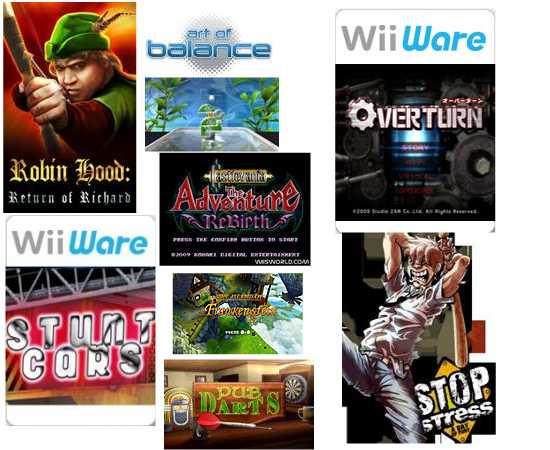 8 Jeux WiiWare MultiLanguage Serie 5 (WII)
