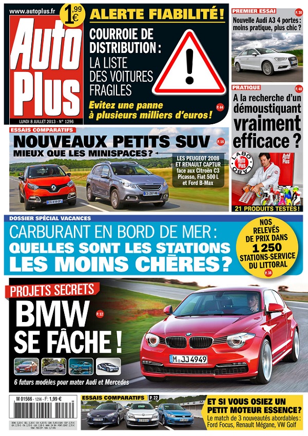 Auto Plus No.1296 - 8 Juillet 2013 -PDF-
