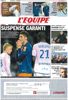 L'equipe Edition du 02 Mai 2012