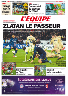 L'equipe Edition du 07 Novembre 2012