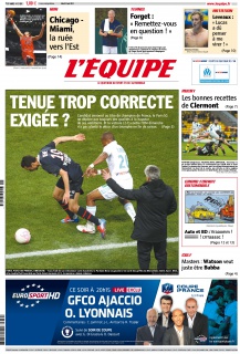 L'Equipe edition du 10 Avril 2012