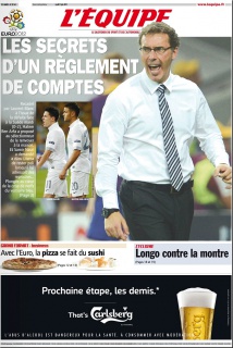 L'equipe Edition du 21 Juin 2012