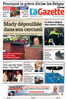 La Nouvelle Gazette de Charleroi Du 30 Janvier 2012