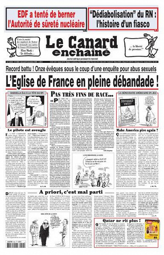 Le Canard Enchaîné - 9 Novembre 2022