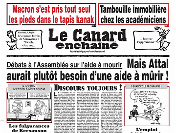 Le Canard Enchaîné du 29 Mai FRENCH PDF 2024