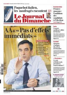 Le Journal du Dimanche N°3392 du 15 Janvier 2012