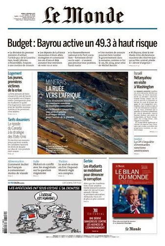 Le Monde du 04 Février FRENCH PDF 2025
