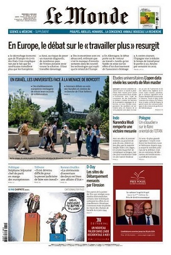 Le Monde du 05 Juin FRENCH PDF 2024