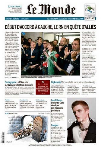 Le Monde du 12 Juin FRENCH PDF 2024