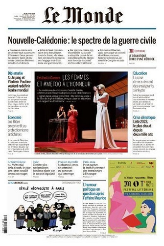 Le Monde du 16 Mai FRENCH PDF 2024