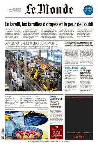 Le Monde du 25 Avril FRENCH PDF 2024