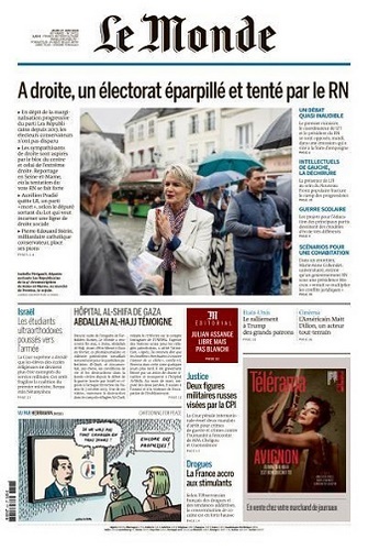 Le Monde du 27 Juin FRENCH PDF 2024