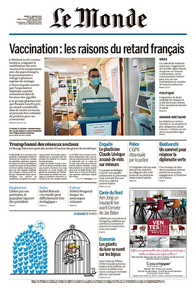 Le Monde du 27 Mars 2022