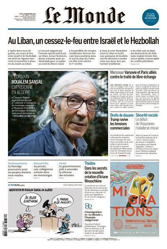 Le Monde du 28 Novembre FRENCH PDF 2024