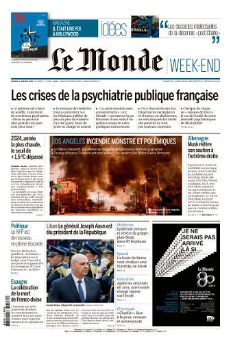 Le Monde + Le Mag du 11 Janvier FRENCH PDF 2025