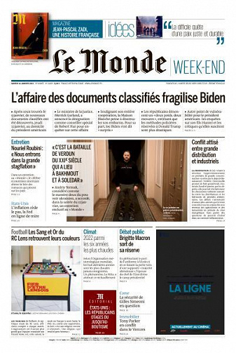Le Monde + Magazine du 14 Janvier 2023