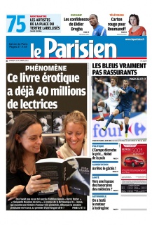 Le Parisien + Cahier de Paris du 13 Octobre 2012