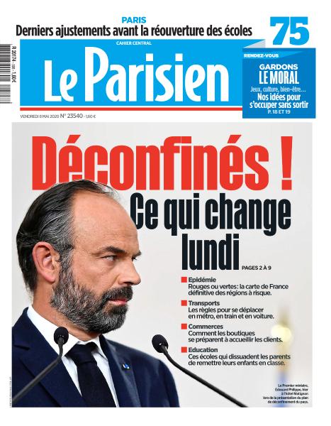 Le Parisien du 08 Mai 2020
