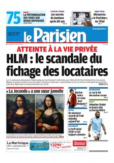 Le Parisien et cahier de paris edition du 03 Fevrier 2012