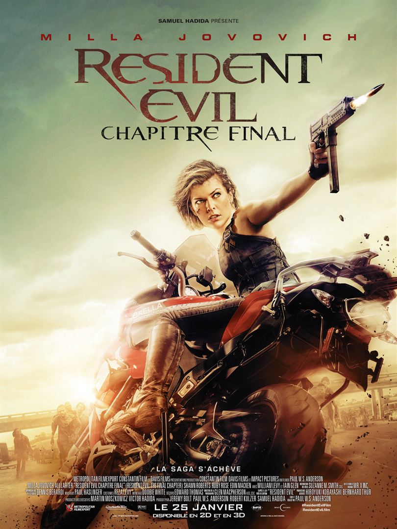 Resident Evil : Chapitre Final VOSTFR BluRay 720p 2017