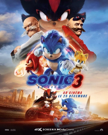 Sonic 3 - le film - The Hedgehog 3 FRENCH WEBRIP 2024