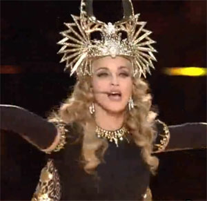 Super Bowl Mi temps Madonna HDTV
