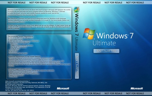 Windows 7 Beta 1