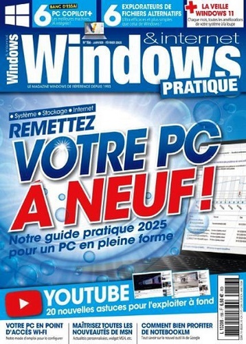 Windows & Internet Pratique - Janvier-Février FRENCH PDF 2025
